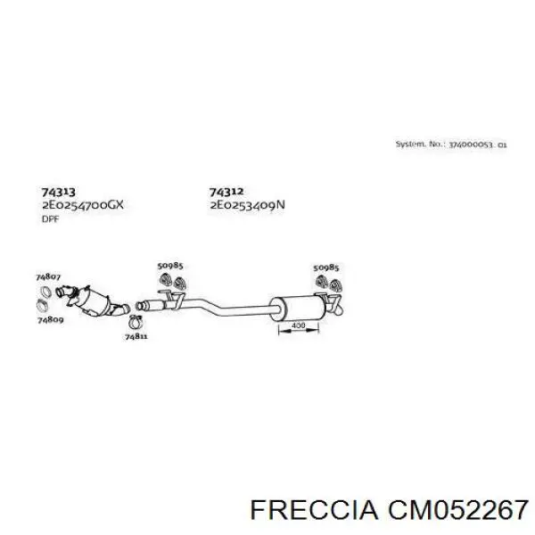 Розподільний вал двигуна випускний Freccia CM052267 ціна, від 128.95 USD