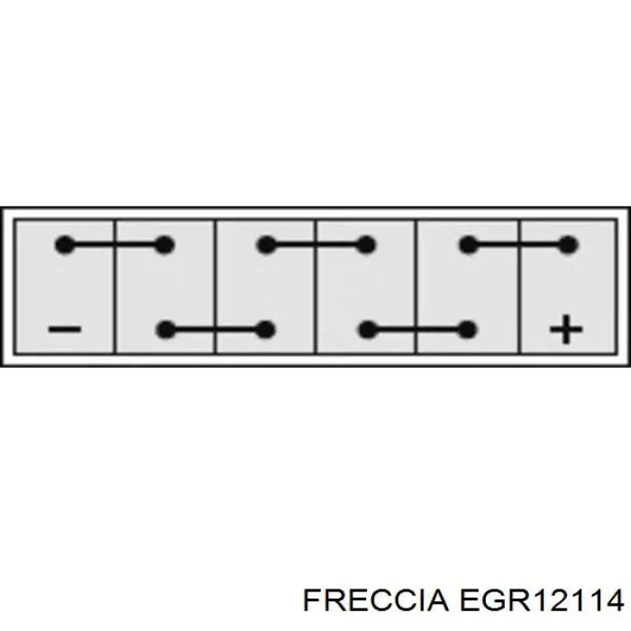 Купити EGR12114 Freccia Радіатор системи EGR рециркуляції вихлопних газів