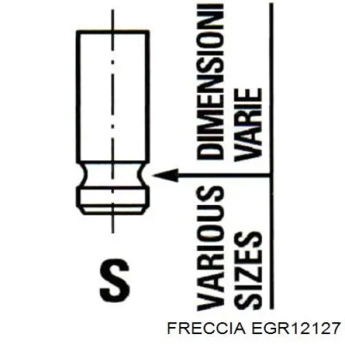 Купити EGR12127 Freccia Радіатор системи EGR рециркуляції вихлопних газів
