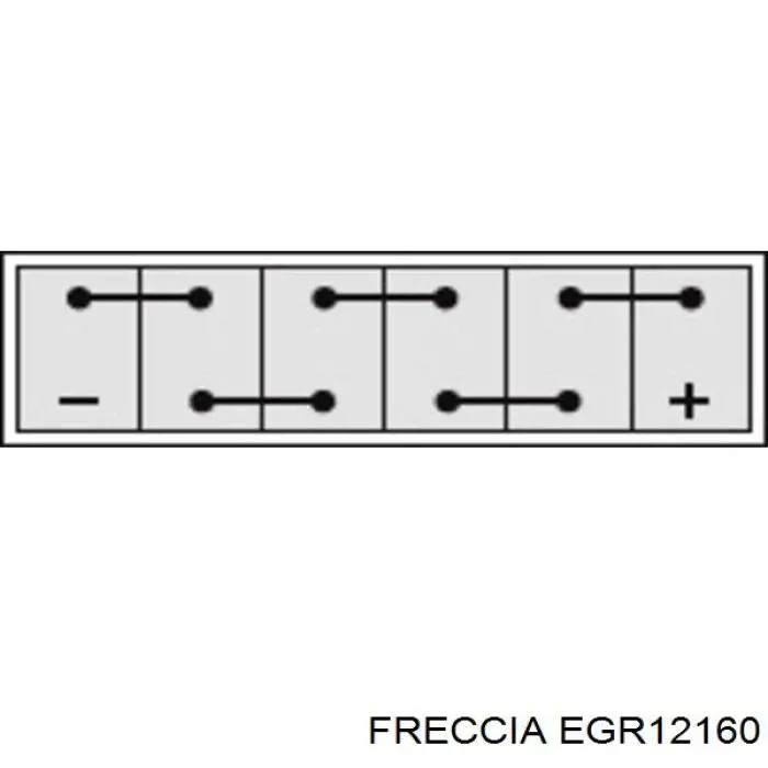 EGR12160 Freccia клапан egr, рециркуляції газів