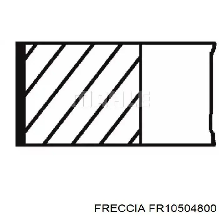 FR10504800 Freccia кільця поршневі на 1 циліндр, std.