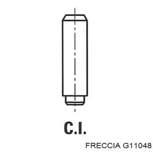 G11048 Freccia направляюча клапана, впускного