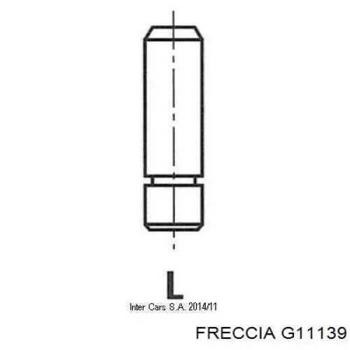 G11139 Freccia направляюча клапана, випускного