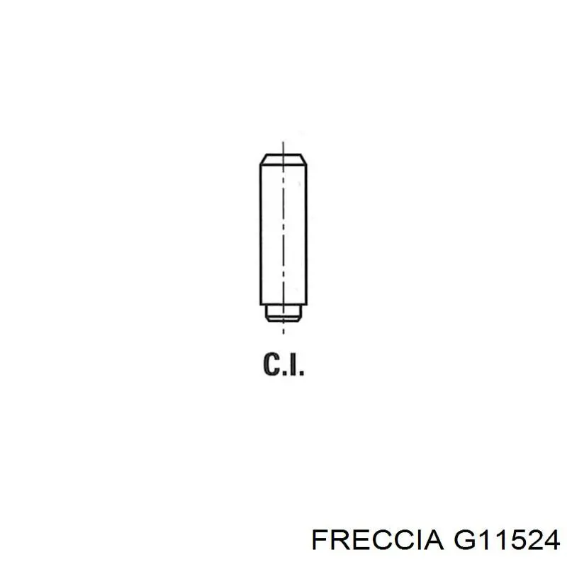 G11524 Freccia Направляюча клапана, впускного