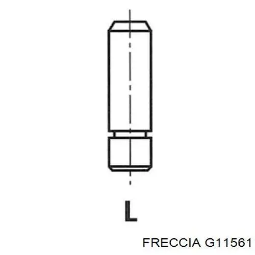 Направляюча клапана, впускного Freccia G11561 ціна, від 4.26 USD
