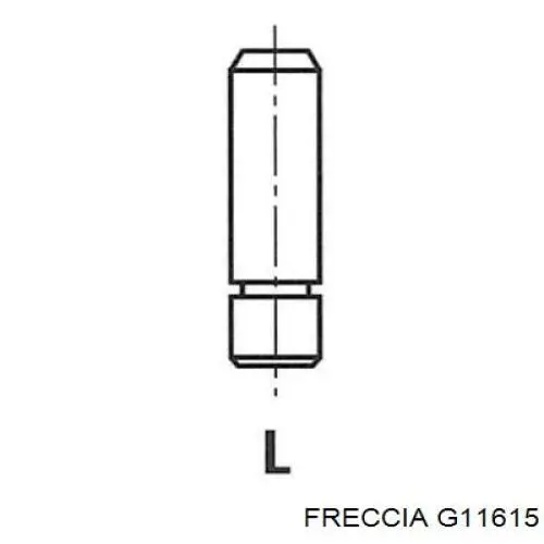 G11615 Freccia направляюча клапана