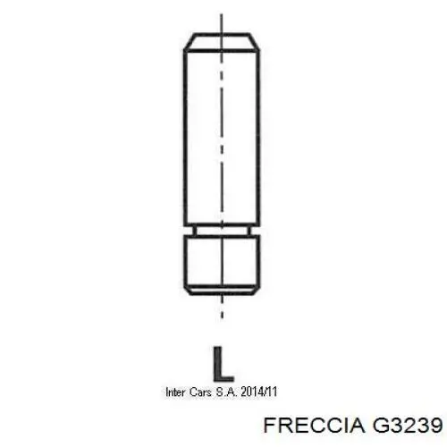 Направляюча клапана, впускного Freccia G3239 ціна, від 2.85 USD
