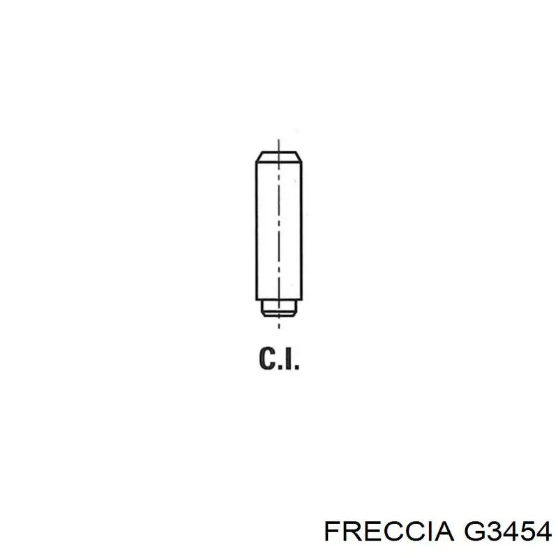 G3454 Freccia Напрямна клапана
