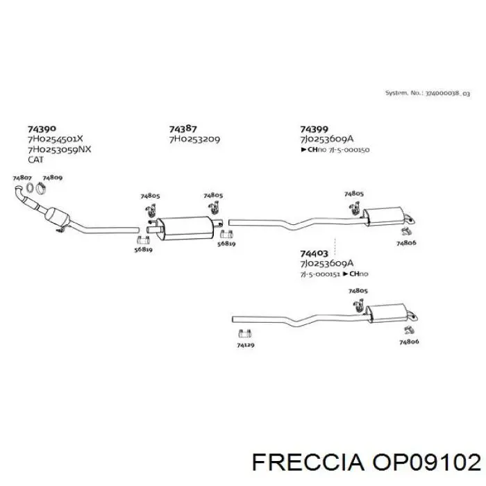 Купити OP09102 Freccia Насос маслозакачуючий