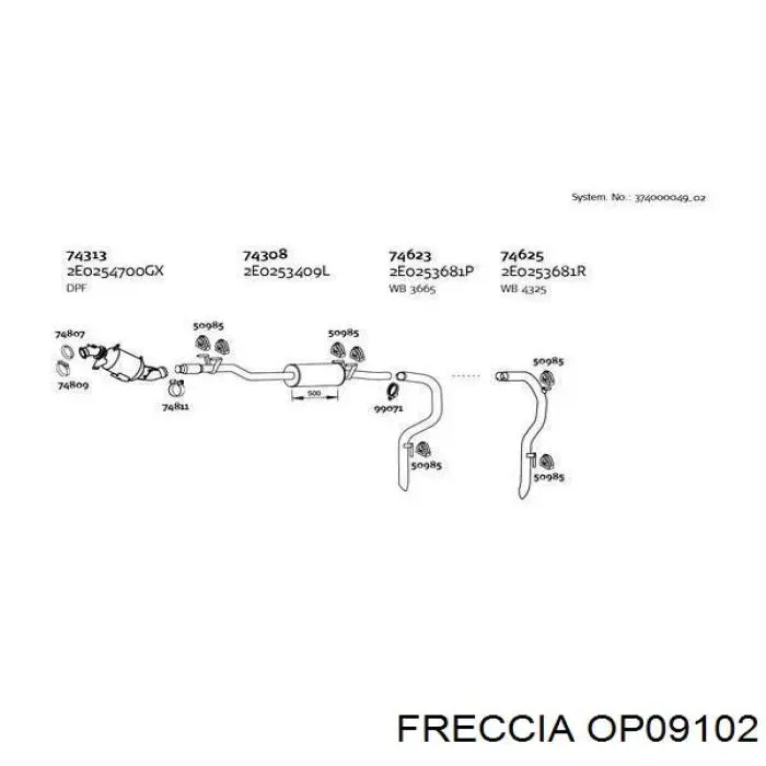Масляний насос OP09102 Freccia