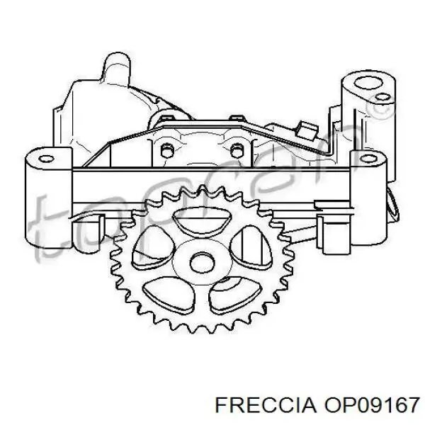 OP09167 Freccia Масляний насос двигуна