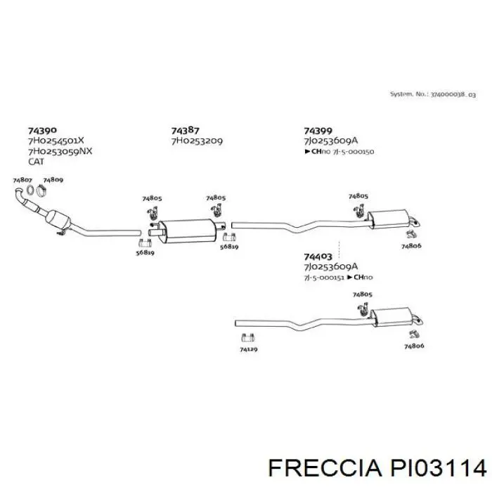 Гідрокомпенсатор PI03114 Freccia