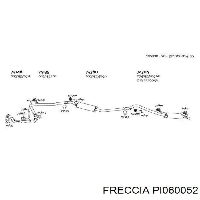 Купити PI060052 Freccia Штовхач клапанів двигуна