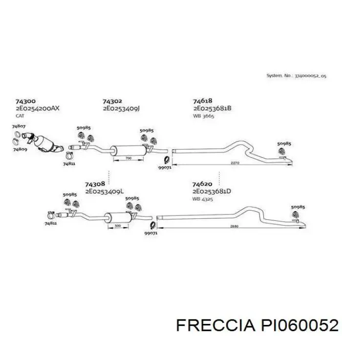 Штовхач клапана гідравлічний Freccia PI060052 ціна, від 7.99 USD