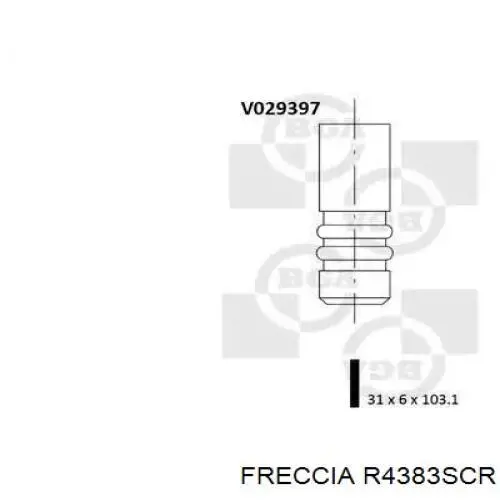 Купити 4383 Freccia Клапан впускний