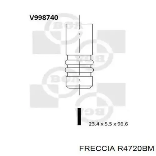 4720 Freccia клапан випускний