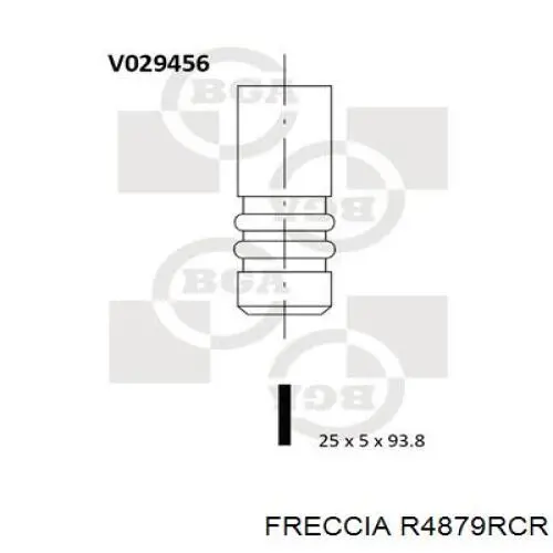 R4879 Freccia клапан випускний