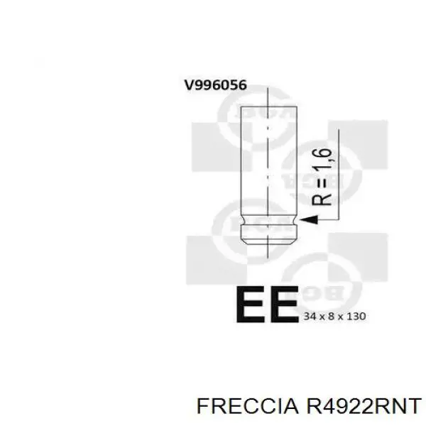 Вихлопний клапан Freccia R4922RNT ціна, від 5.23 USD