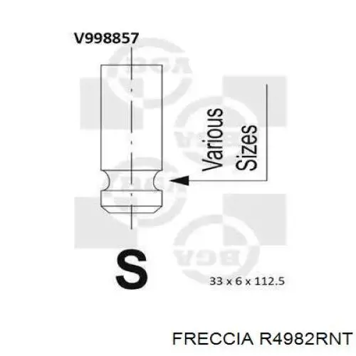 R4982RNT Freccia Клапан впускний