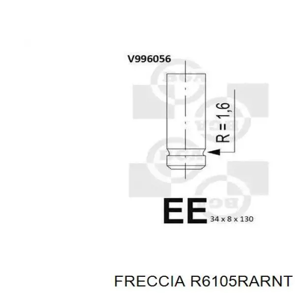 Купити R6105RARNT Freccia Клапан випускний
