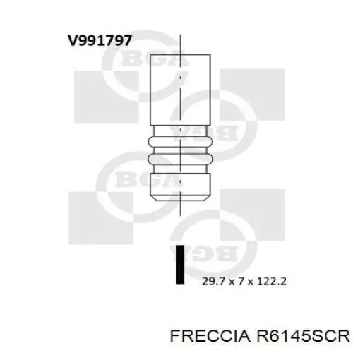 Купити R6145SCR Freccia Клапан впускний