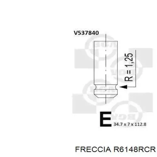 R6148RCR Freccia клапан випускний