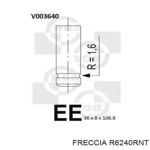 Купити R6240RNT Freccia Клапан випускний