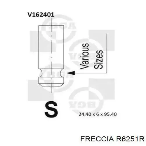 Купити R6251R Freccia Клапан випускний