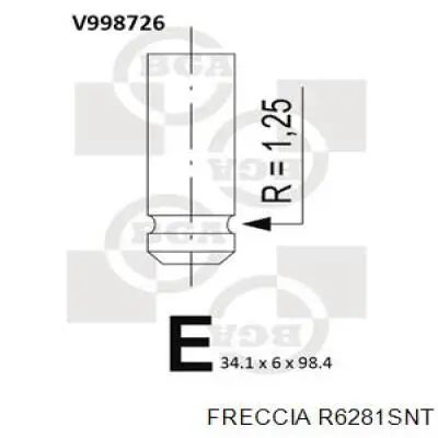 Купити 132012F200 Nissan/Infiniti Клапан впускний