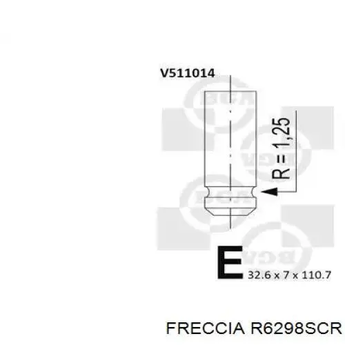 R6298SCR Freccia клапан впускний