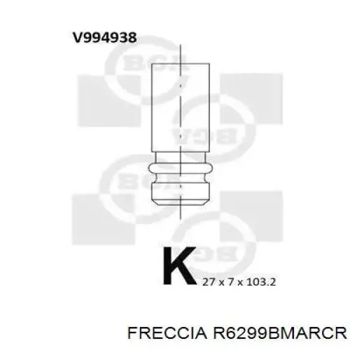 6299 Freccia клапан випускний