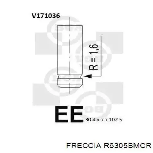 R6305BMCR Freccia клапан випускний