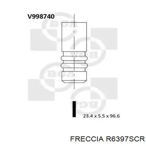 Клапан впускний 6397 Freccia