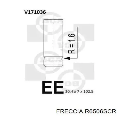 Клапан впускний Freccia R6506SCR ціна, від 5.61 USD