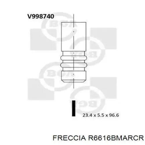 Купити R6616BMARCR Freccia Клапан випускний
