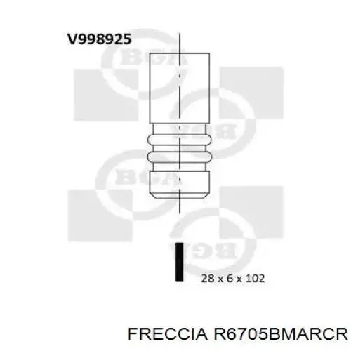 Купити R6705BMARCR Freccia Клапан випускний