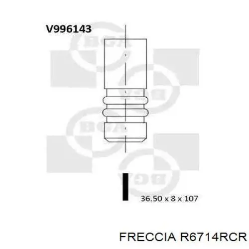 Вихлопний клапан Freccia R6714RCR ціна, від 7.41 USD