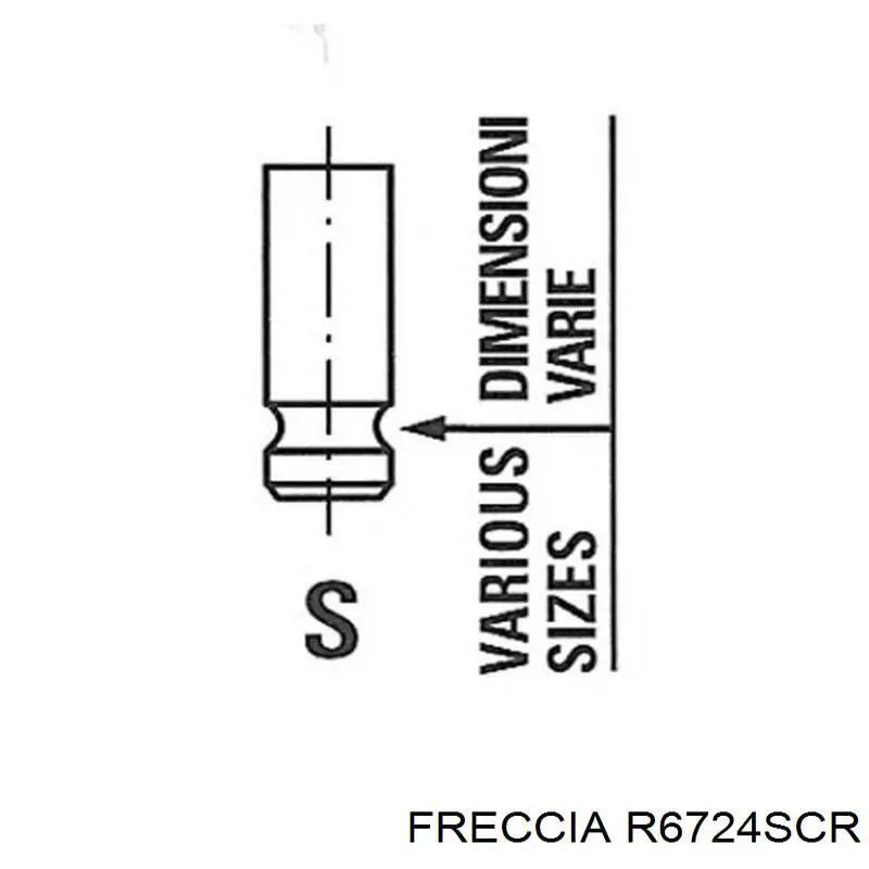 R6724SCR Freccia клапан впускний