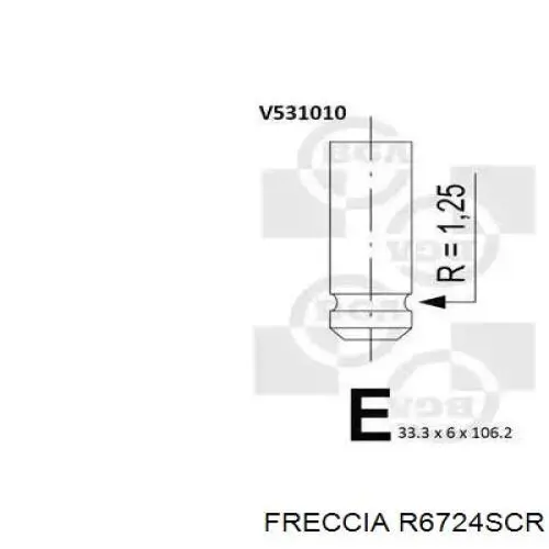 Клапан впускний Freccia R6724SCR ціна, від 6.73 USD