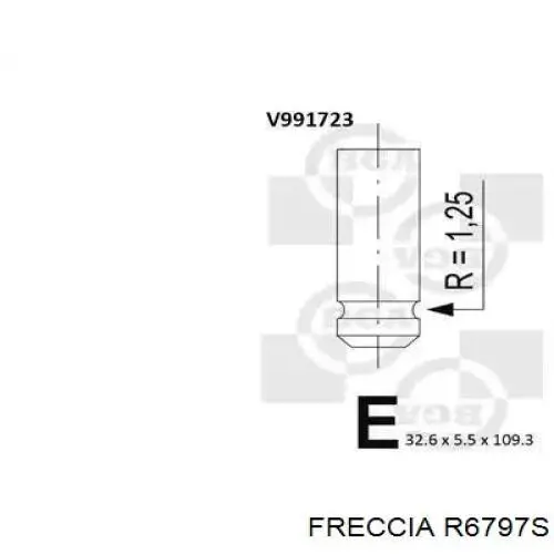Купити R6797S Freccia Клапан впускний