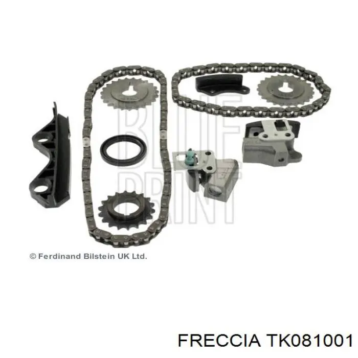 TK081001 Freccia ланцюг грм, комплект