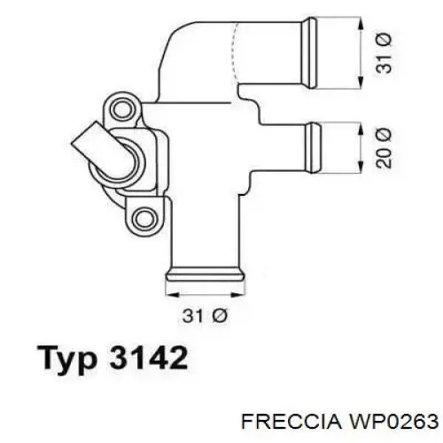 Купити 3L121045 AND Насос охолоджуючої рідини