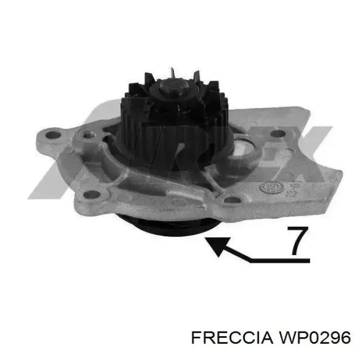 Помпа водяна, (насос) охолодження, в зборі з корпусом Freccia WP0296 ціна, від 101.22 USD