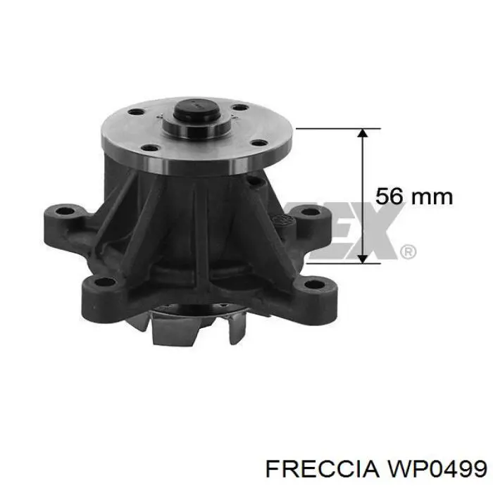 Помпа охолодження Freccia WP0499 ціна, від 35.23 USD