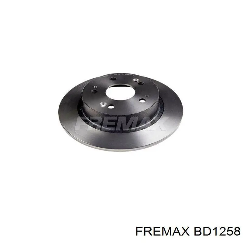 BD1258 Fremax диск гальмівний задній