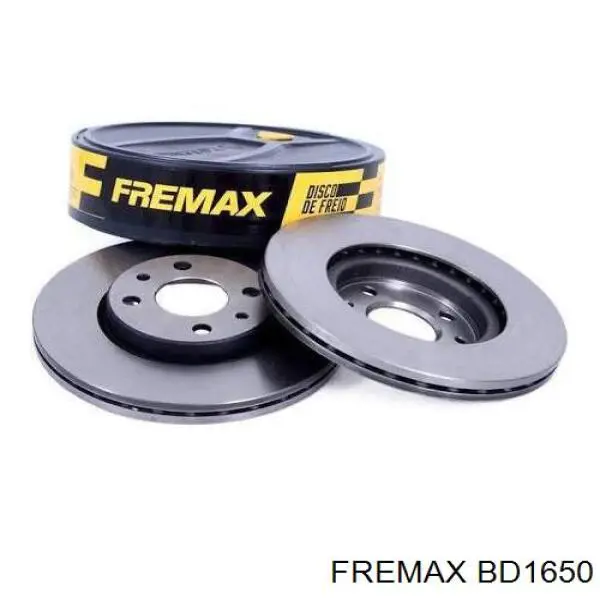 BD1650 Fremax диск гальмівний передній