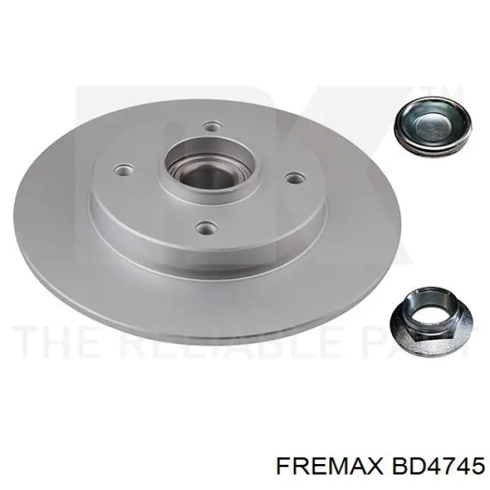 Задні дискові гальма Fremax BD4745 ціна, від 64.14 USD