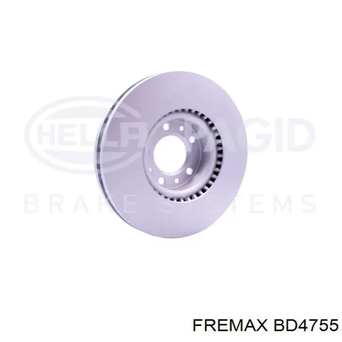 Диск гальмівний передній Fremax BD4755