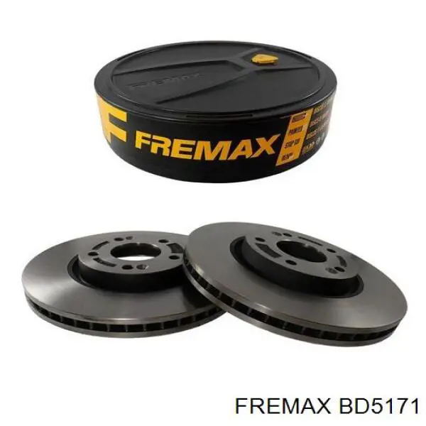 Диск переднього гальма Fremax BD5171 ціна, від 40.16 USD