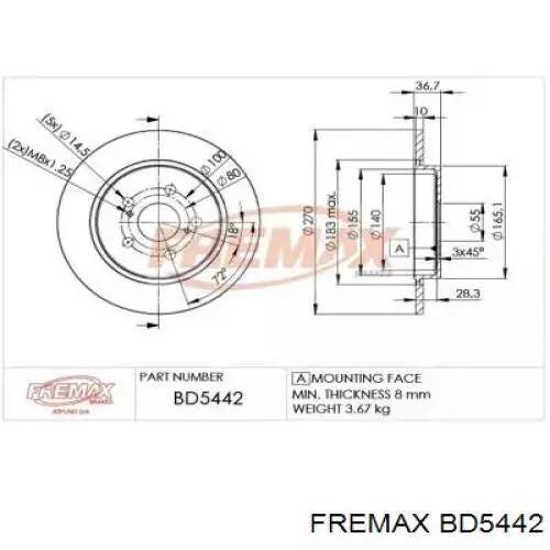 Задні дискові гальма Toyota 4243102270 ціна, від 16.26 USD